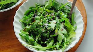 Super Simple Arugula Salad