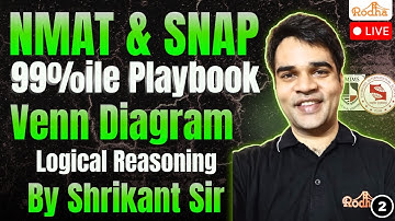 NMAT & SNAP I 99%ile Playbook 🔥 I Venn Diagram - 2 I Logical Reasoning by Shrikant Sir | RODHA