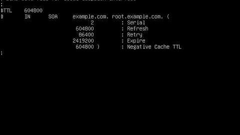 Установка и начальная настройка DNS Сервера BIND9