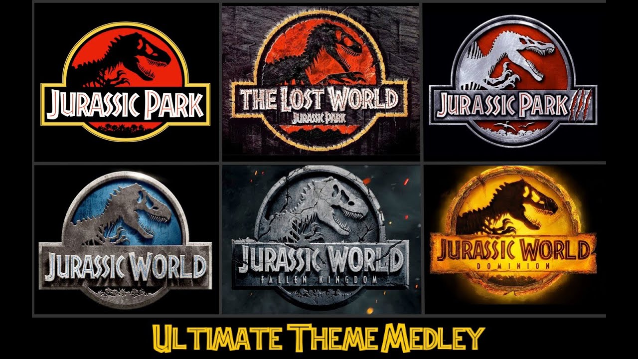 Jurassic Park THEME MEDLEY inc Lost World  JP3  Jurassic World  Fallen Kingdom  Dominion