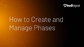 How to Create and Manage Phases • Hudl Signal