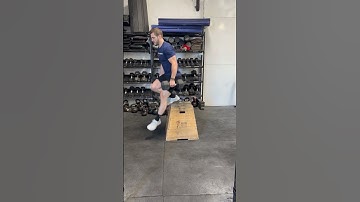 Dumbbell Box Step-Overs
