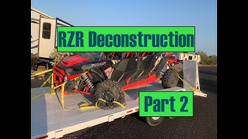 2018 Polaris RZR 4 Dynamix Rebuild project Part 2 wrecked