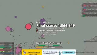 arras.io - All of my 1 million scores (high scores arras)