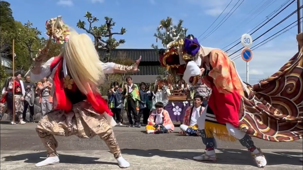 富山県 高岡市 上二上獅子方若連中 - YouTube