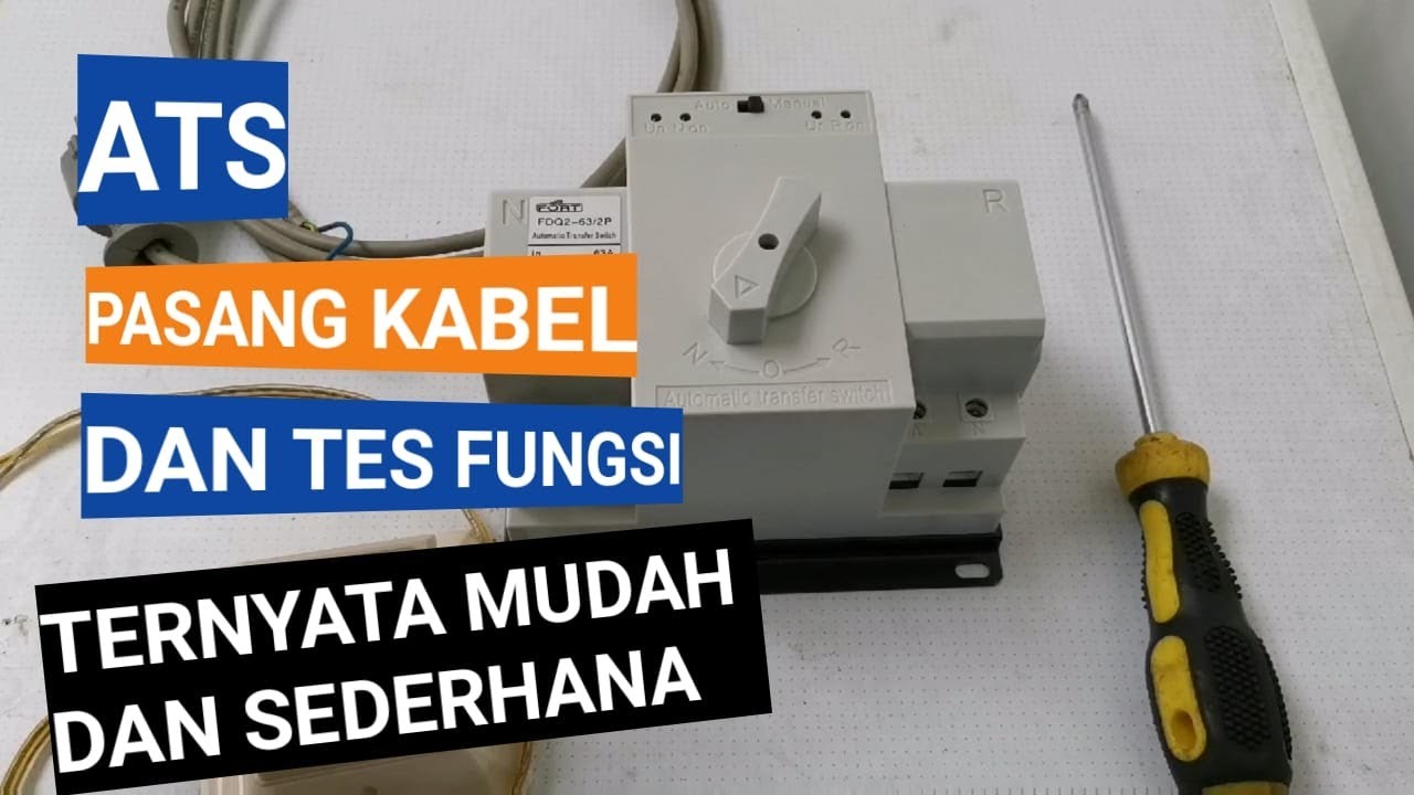 Automatic Transfer Switch - Tes dan Review ATS Fort - YouTube