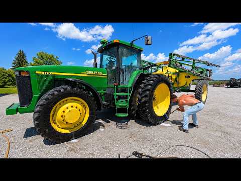 Summer Time Farming Drone Spraying and Washing Equipment