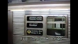 BMT Broadway/4th Avenue Line: R32 R Train Ride to 95th Street (2/3/2001)