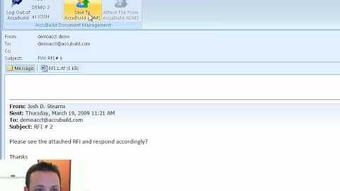 AccuBuild Construction Software MS Outlook Add-in