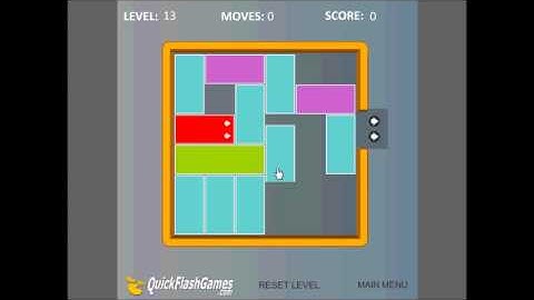 How to Play Android/Apple Game UnBlock Me on Computer - Level 13 - FlameBux.com