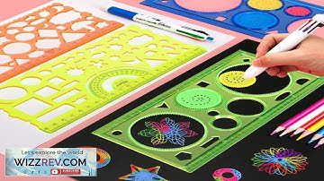 Geometry Spirograph Drawing Stencils Set Painting Template Art Crafts Creative Kids