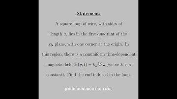 Problem 7.13 - Electromagnetic Induction, Faraday