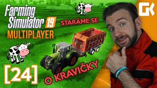 STARÁME SE O KRAVIČKY! | Farming Simulator 19 Multiplayer #24