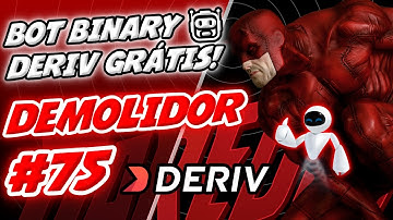 ? FREE BINARY DERIV BOT LAUNCH-DEMOLITOR BOT #75 MACD INDICATOR ANALYSIS-TRADER BOTS CLUB