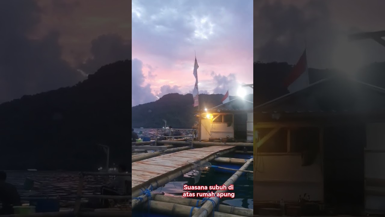 rulokasi rumah apung di pantai karanggongso, rekam pakai huawei p30 pro 