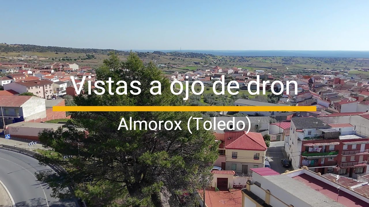 Vistas de la Villa de Almorox, a ojo de dron