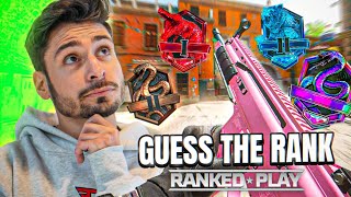 ZOOMAA TRIES TO GUESS YOUR MW2 RANK (HILARIOUS)