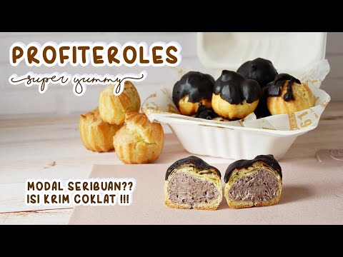 Video: Cara Membuat Profiteroles Dengan Es Krim Dan Icing Cokelat