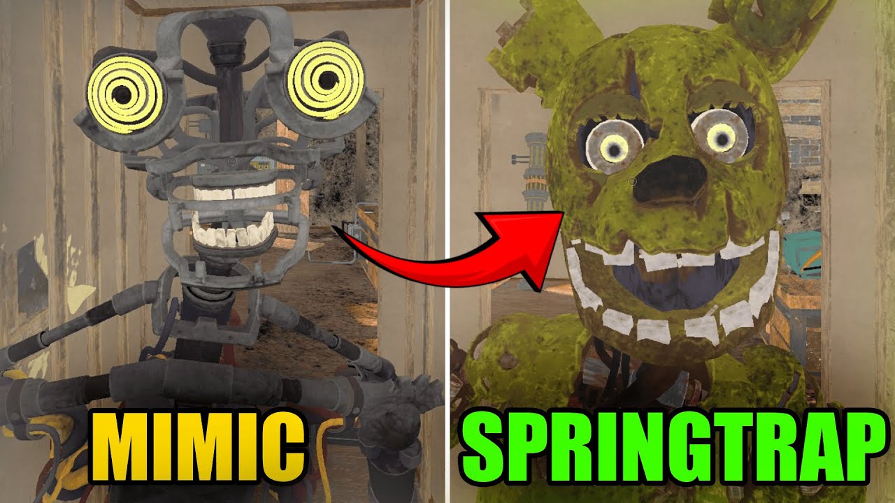 FNAF: Secret of the Mimic - SPRINGTRAP Secret Scene + Jumpscare - YouTube