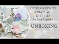 Ref:s8opzJdRfjI Kit warsztatowy kwiatowe impresje by ewa argalska. unboxing