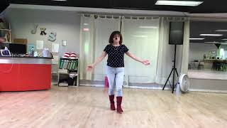 These Boots Are Made for Walking teach video, line dance by Donna Collins