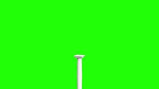 3D Pillar Rotation Green Screen Architectural Column Animation Free Green Screen Overlay