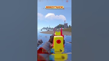 I SPEARED Him 😈 #mikeyduck #rust #shorts