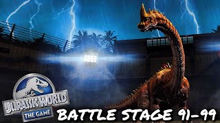 Jurassic World: The Game EP499 Battle Stage 91-99