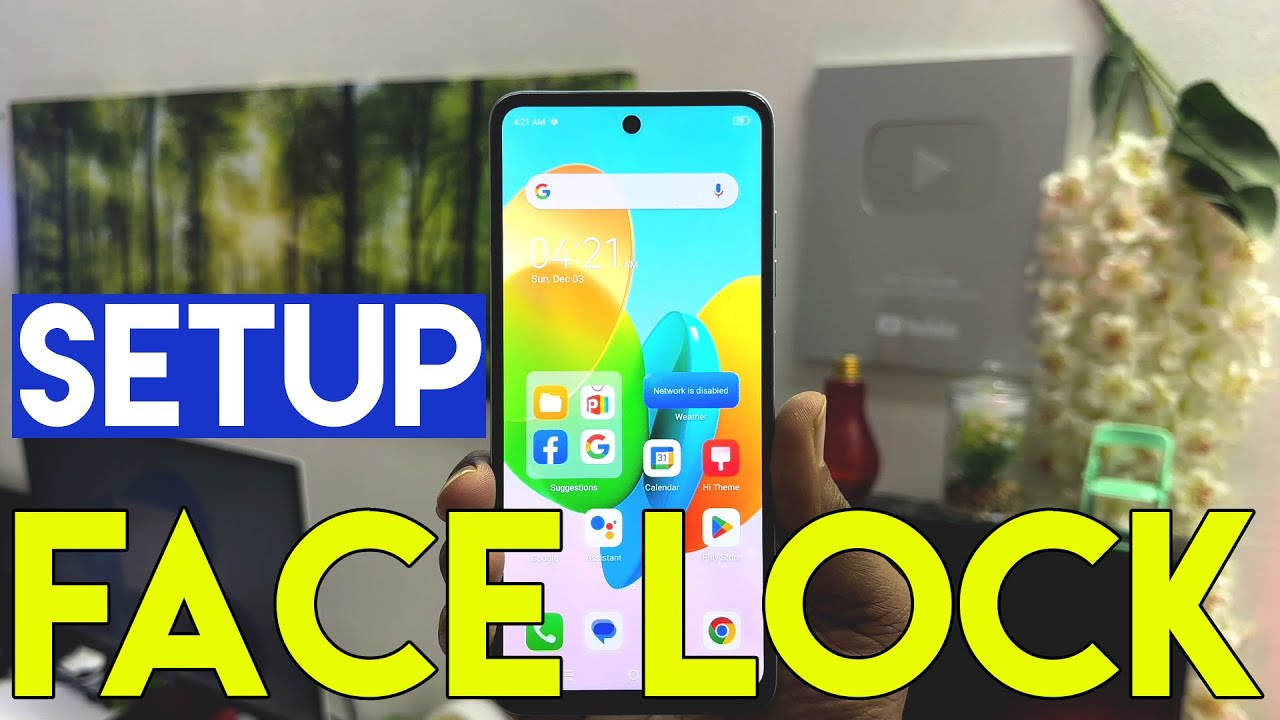 Tecno Spark 20C: How to Setup Face Unlock