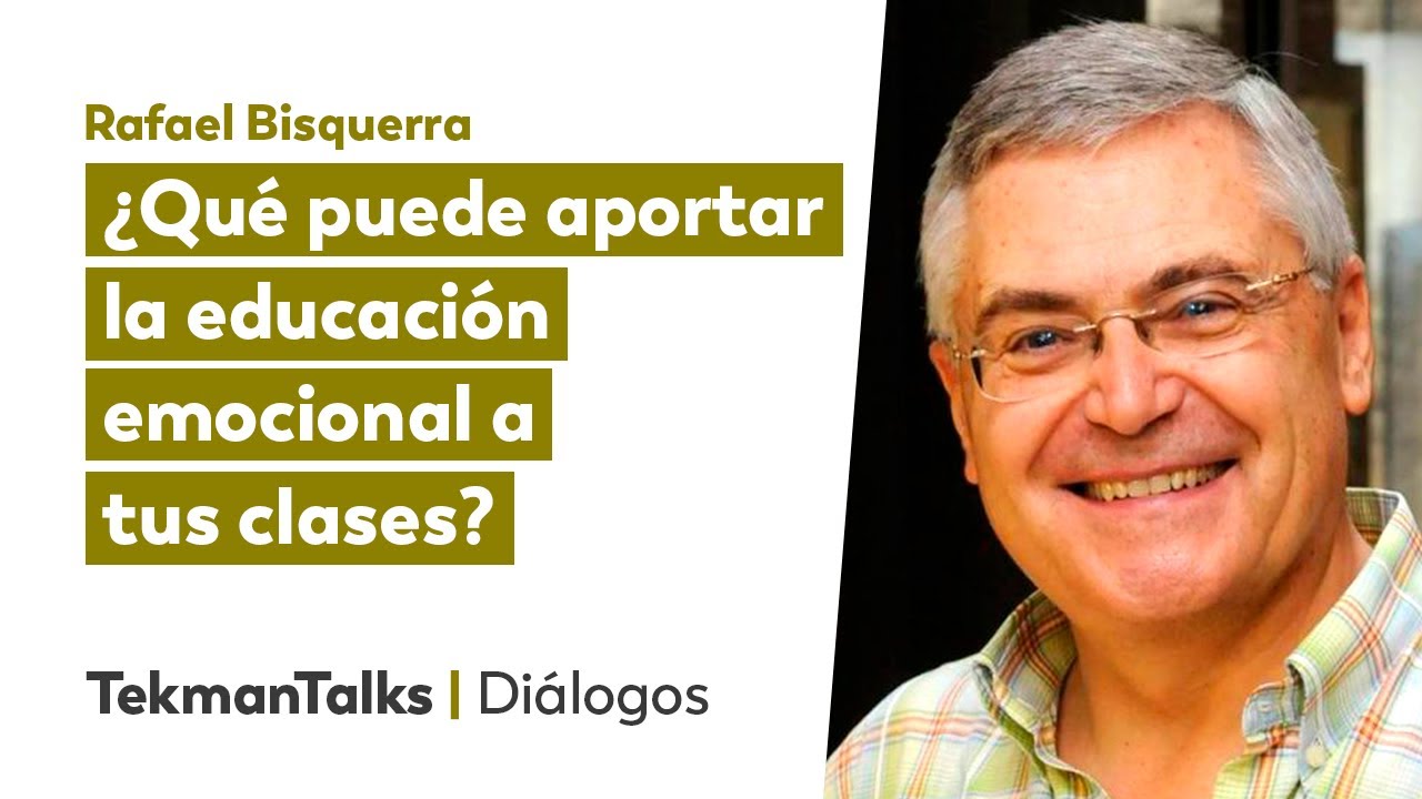 Educación emocional en el aula. Charla con Rafael Bisquerra