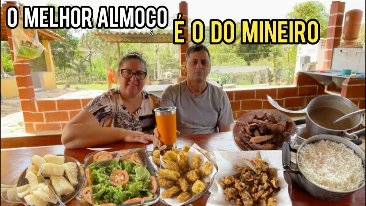 PEIXE FRITO + TORRESMO COM MANDIOCA + ROSCA PRO CAFÉ DA TARDE