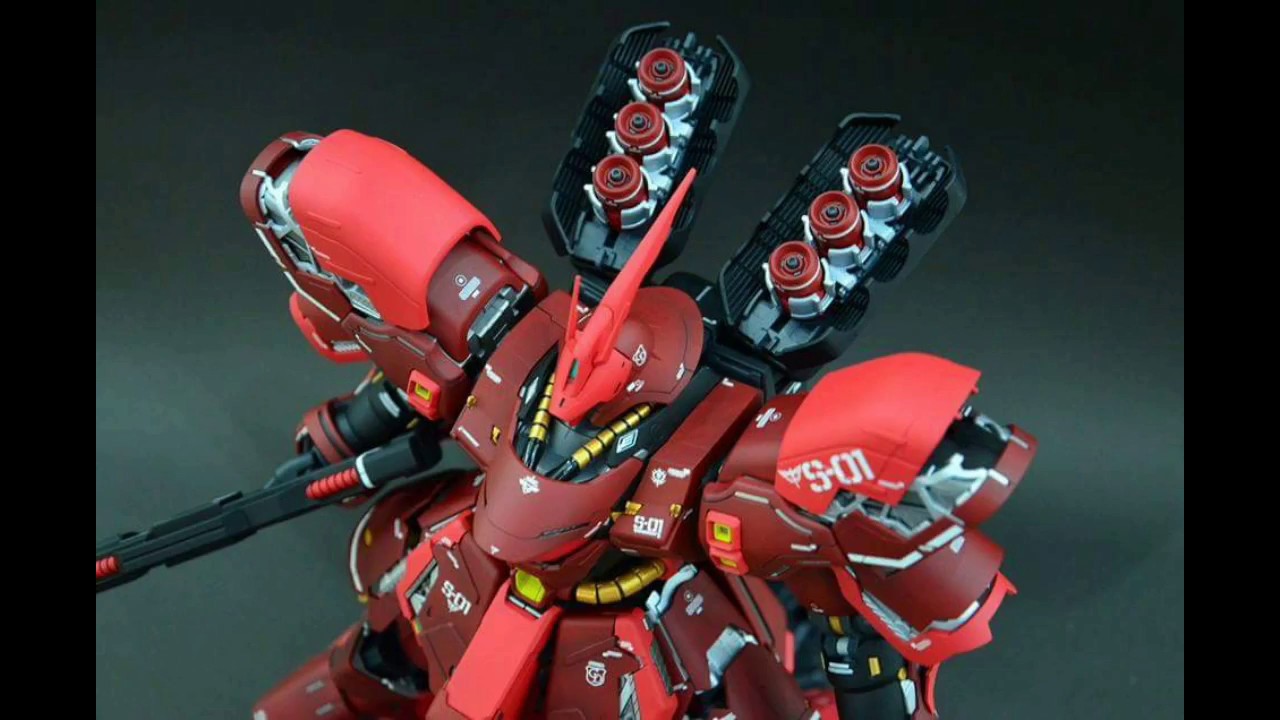 Painted Build Sazabi Ver.Ka MG 1/100. - YouTube