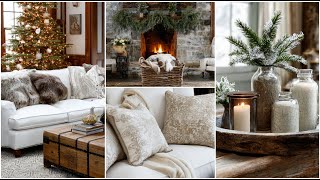 Ralph Lauren’s Winter Farmhouse Tour | Cozy Pottery Barn Vintage Accents