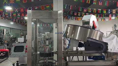 AILE 60CPM Aerosol Outercap Capping Machine Cap Pressing Machine Aerosol Filling Line(show)