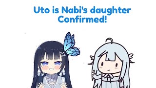 Uto and Nabi-mama's panik gives the same vibes