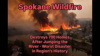 Spokane Wildfire Destroys 700 Homes After Jumping the River – Worst Disaster in Region’s History