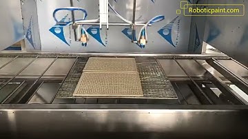 Robotic Spray Paint Line on Belt Conveyor