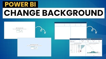 Change the Background Color or Image in Power BI