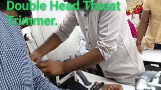 Double Head Thread Trimmer Machine.