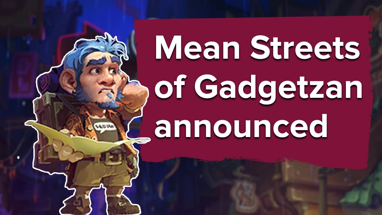 Blizzcon Hearthstone expansion Mean Streets of Gadgetzan - World Championship ne