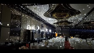Starry night in the wedding banquet Starry night in the wedding banquet