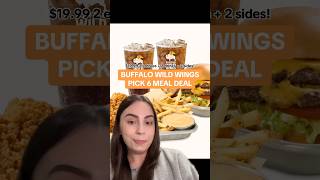 $19.99 Pick 6 meal deal at Buffalo Wild Wings! #cheapeats