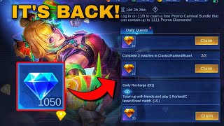 How To GET FREE DIAMONDS in Mobile Legends | Promo Diamonds Event Mobile Legends screenshot 5