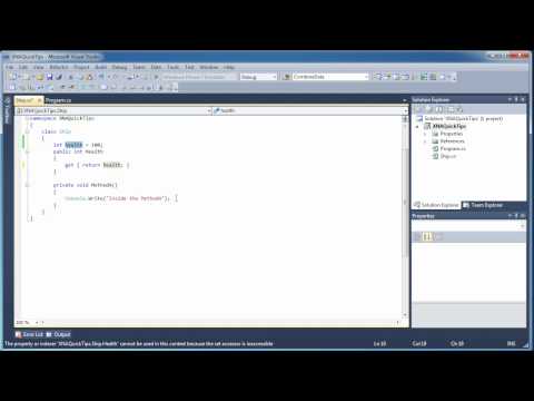 [XNA/C# QT] E02 - AccessLevels