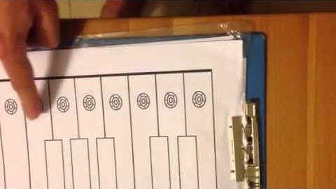 Piandroid - piano on paper , using OpenCV