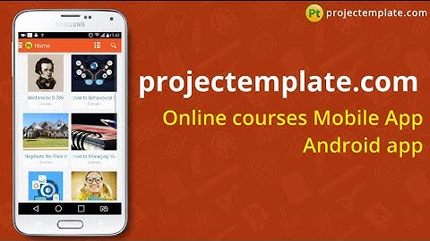 Online courses Android App source code