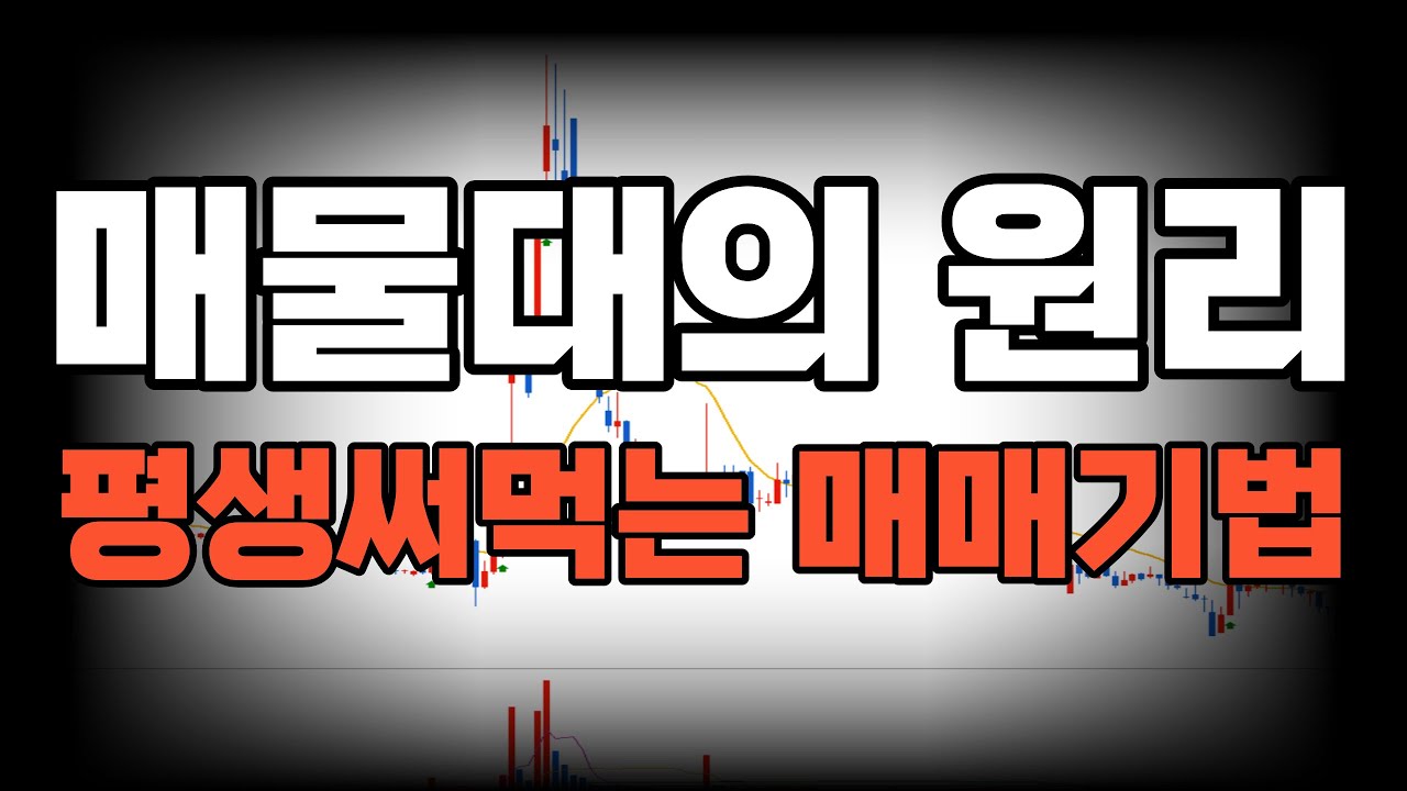 개미들이 평생 물리는 이유, '매물대' 때문입니다. 매물대가 생기는 원리(평생 써먹는 매물대 돌파매매기법)