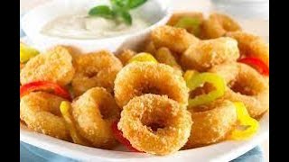 طريقة الكاليماري المقلي المقرمش بشكل احترافي و بتتبيله خرافيه اطعم من المحلات?Crispy fried calamari