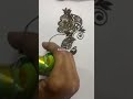 Easy Peacock Mehndi 🦚 | Simple Back Hand Design for Beginner #ytshorts #easymehndi #simplemehndi