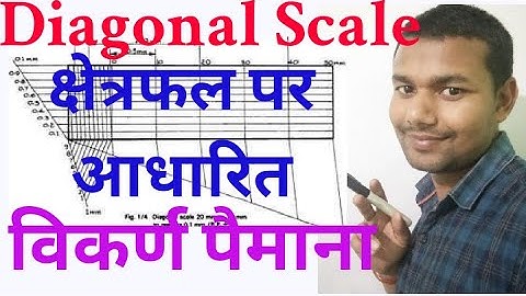 Diagonal Scale from Area|क्षेत्रफल पर आधारित विकर्ण पैमाना |by Ashis sir|nmp classes